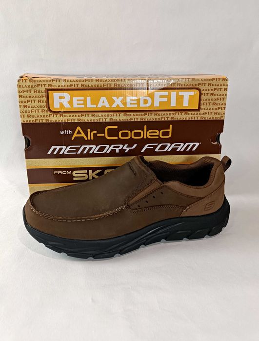 Чоловічі шкіряні мокасини Skechers Zenfield 48 розмір