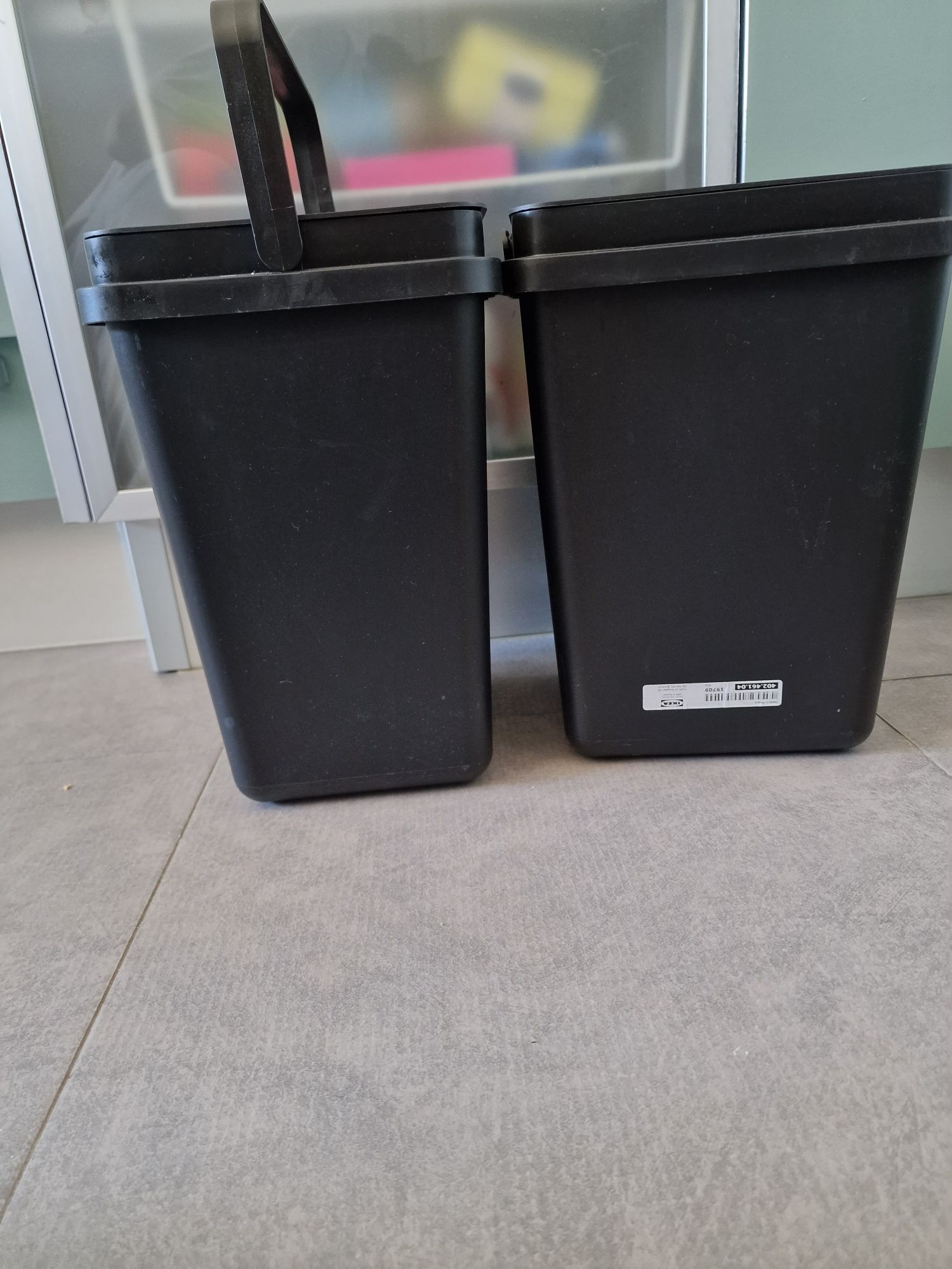 Caixote ikea preto 11L (tenho 2 unidades)