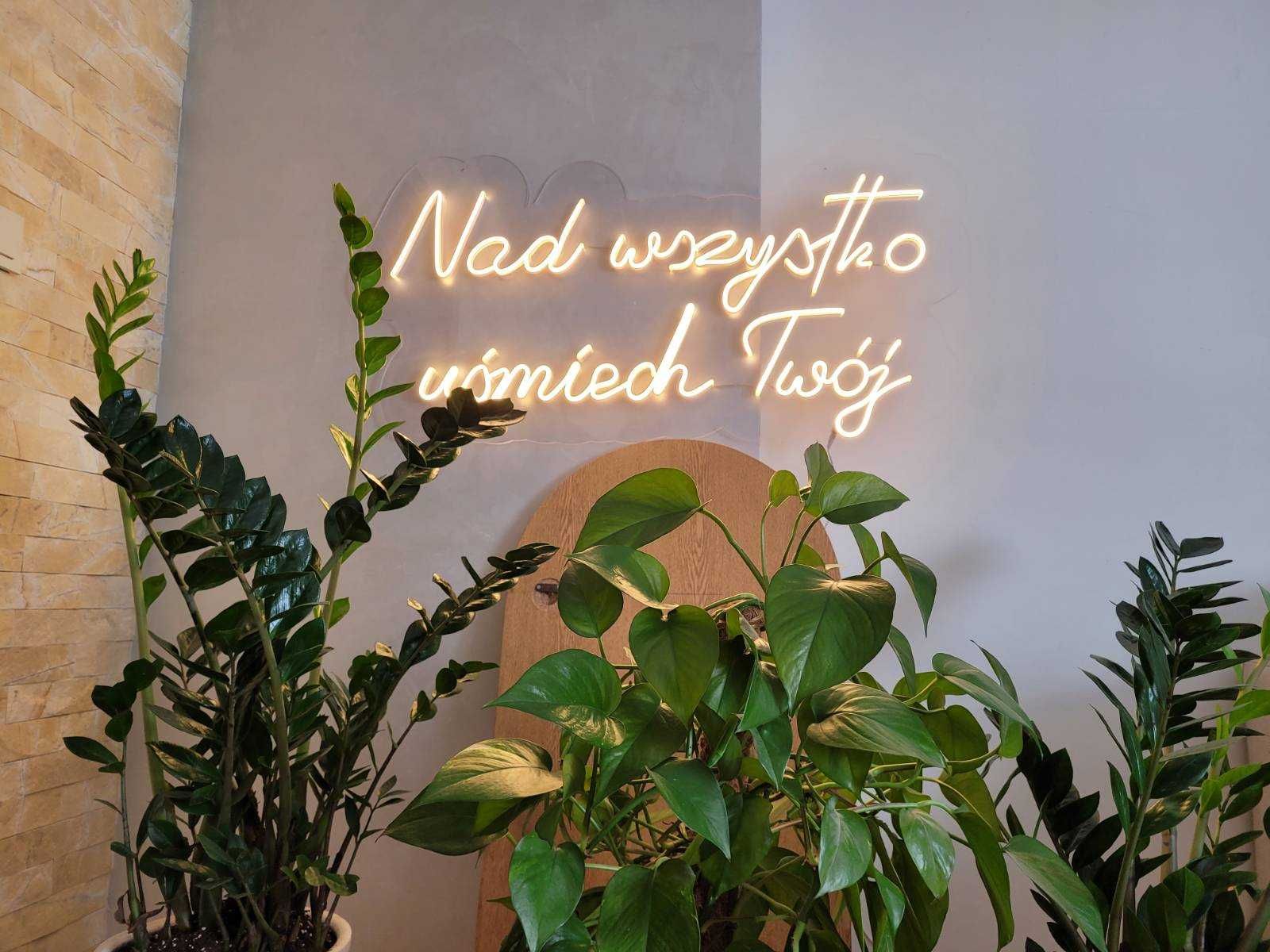 Led Ledon Napis Led na wesele / rocznicę - "Nad wszystko uśmiech Twój"