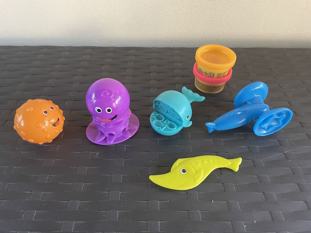 Play doh zwierzątka morskie B1378 ośmiornica wieloryb rozdymka