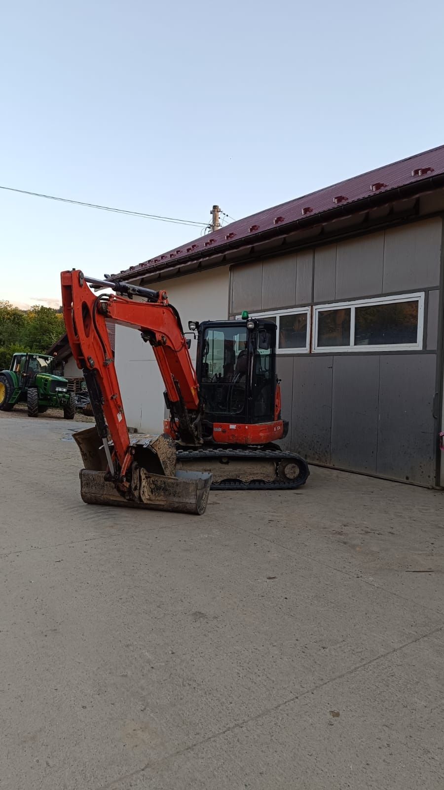 Minikoparka Kubota kx057