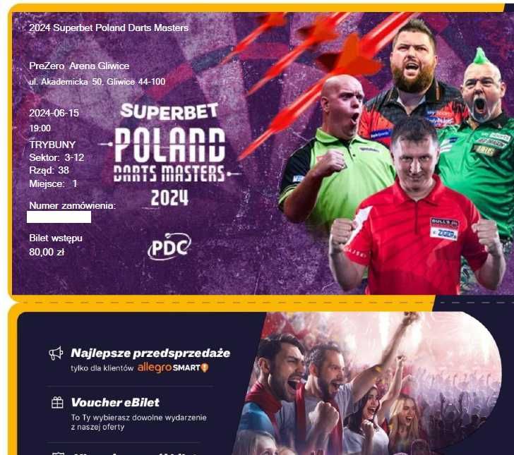 Bilety Superbet Poland Darts Masters 2024