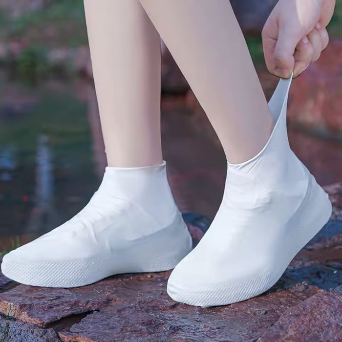 Дощовик + чохли на взуття водонепроникні дождевик чехлы білий прозори