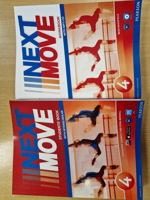 Next Move 1, 2, 3, 4 Workbook+ Students book