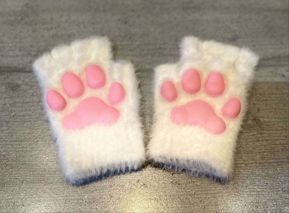 Рукавички котячі лапки з м'якими подушечками