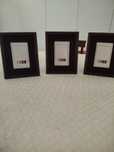 3 porta retratos em couro novos. Cada 6€