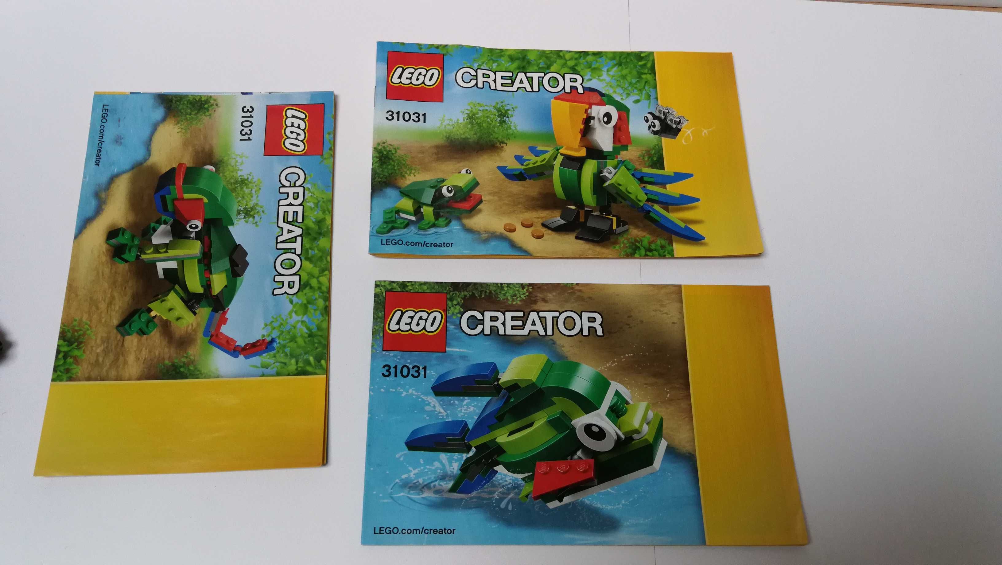 lego creator 31031 papuga 3in1