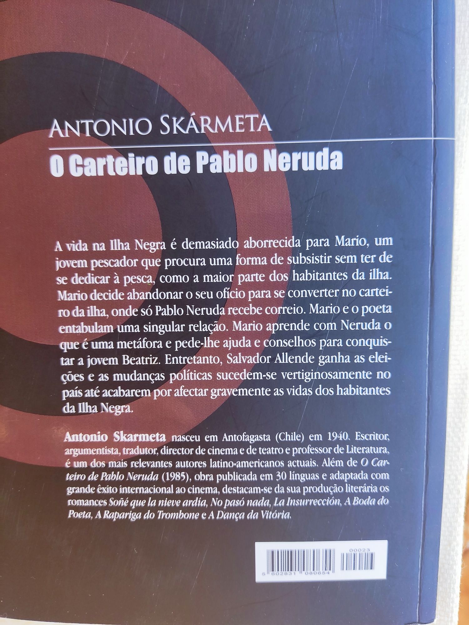 Livro O carteiro de Pablo Neruda