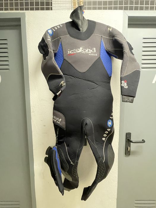 Fato semi-seco Aqualung Iceland 7mm S Homem