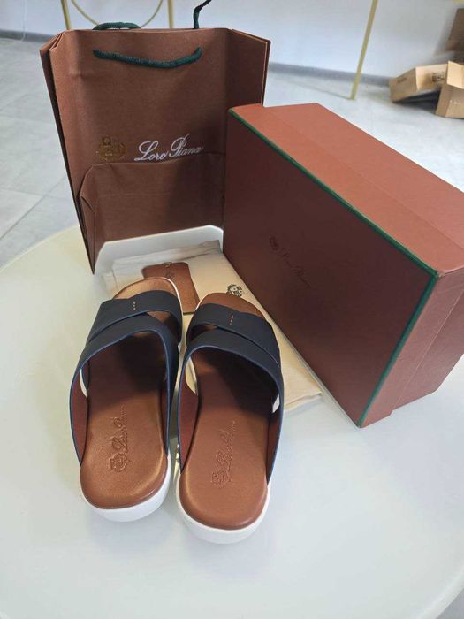Loro Piana Шльопанці Лоро піана, Шлепанцы мужские тапки сланці шльопки