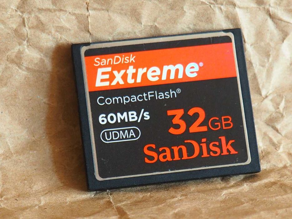 Karta pamięci Compactflash CF memory card SanDisk Extreme 32Gb 60 Mb/s
