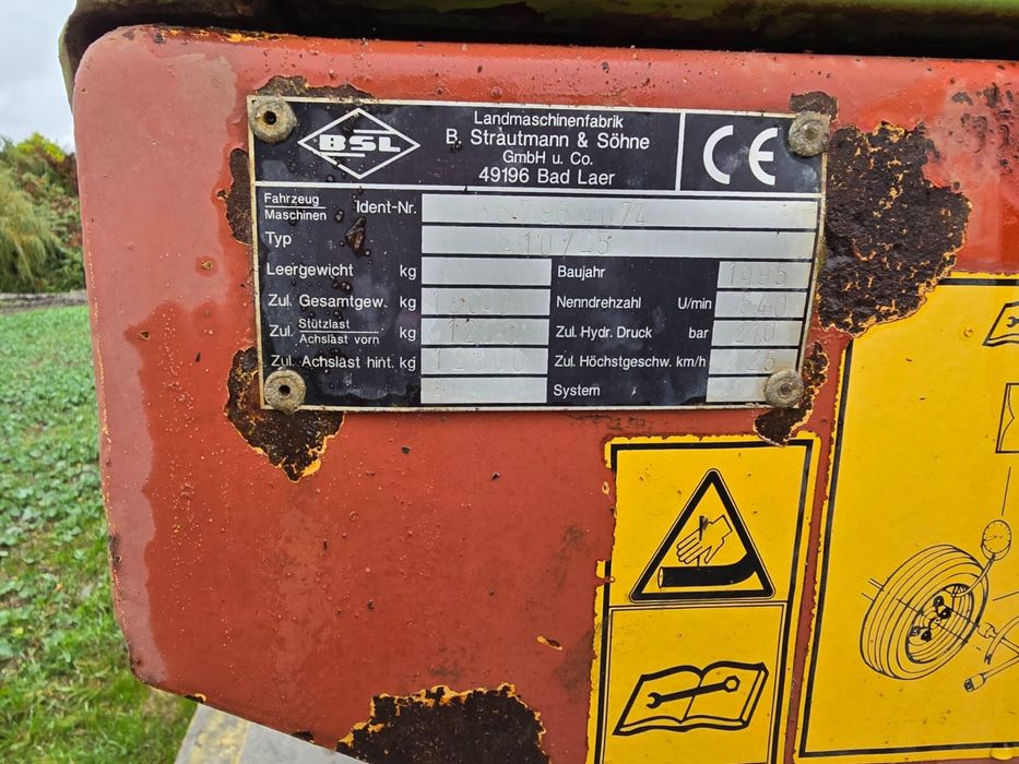 Rozrzutnik Strautmann ladowność