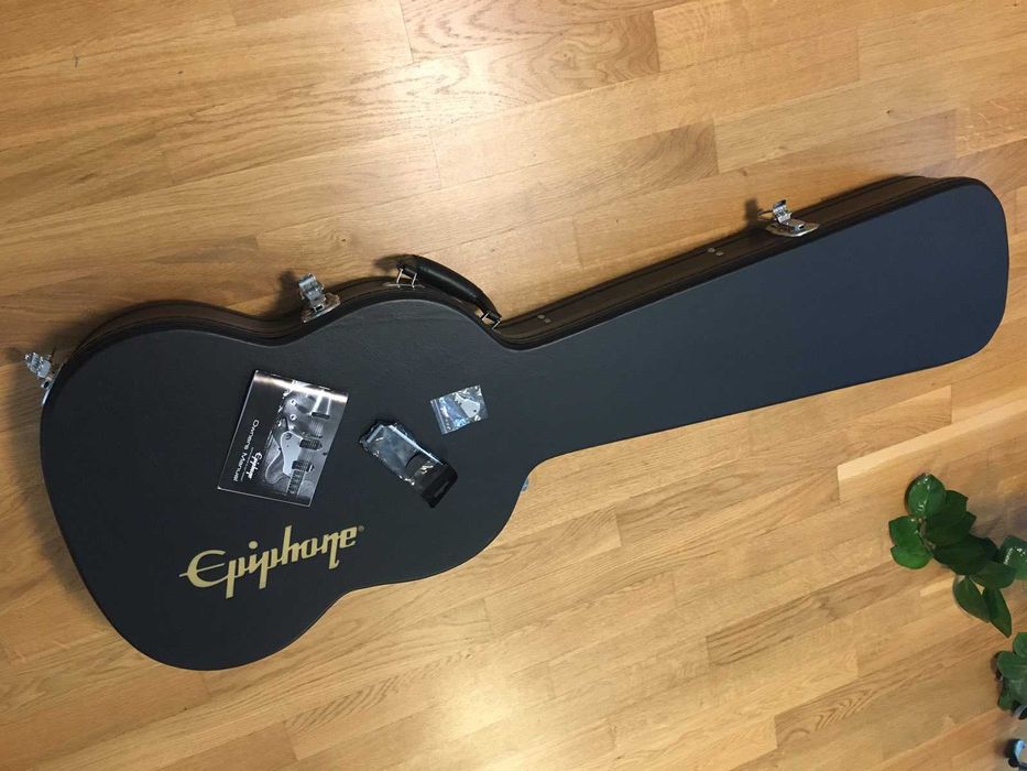 Epiphone EB-0 BASS - CH красное дерево, Китай 2012 в кейсе, как новая