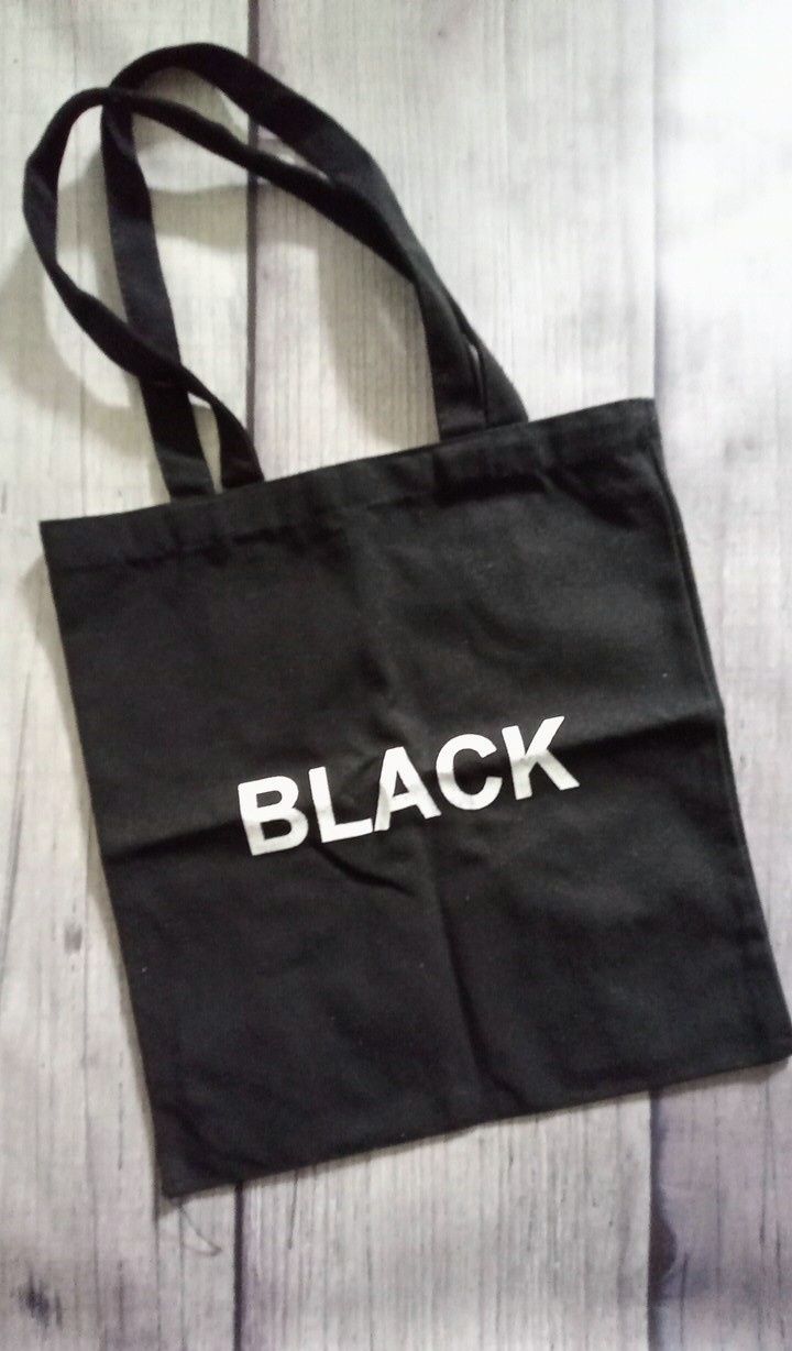 Сумка шопер черная новая BLACK