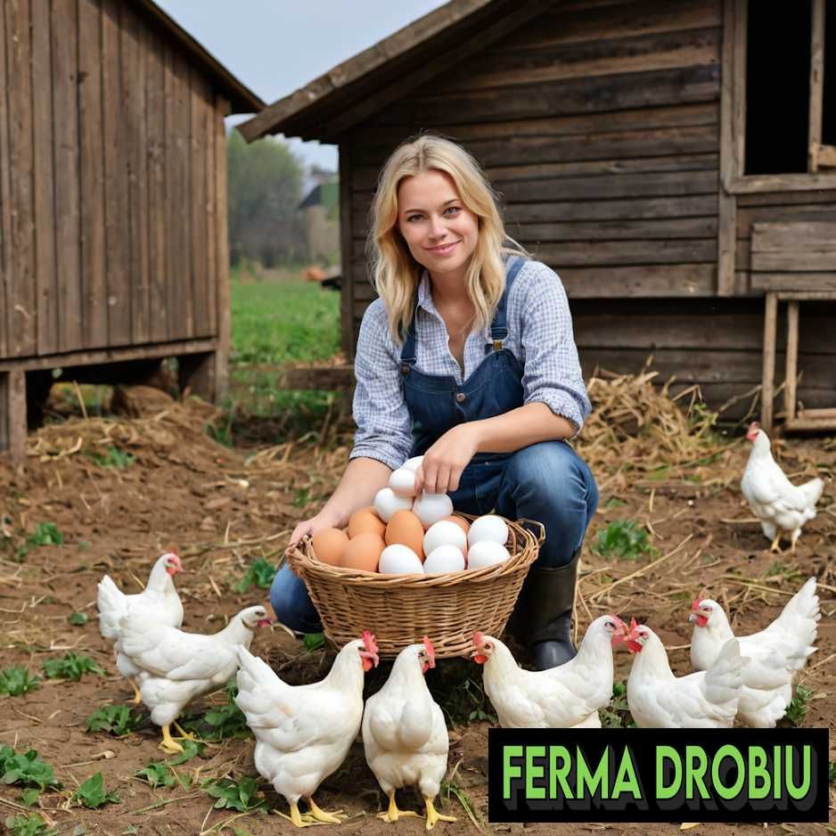 Kury kokoszki nioski Tetra biała jak leghorn odchowana