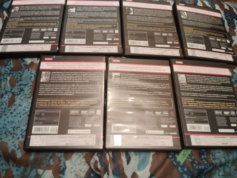DVDs Coleção Lendas da Fórmula 1 Usados