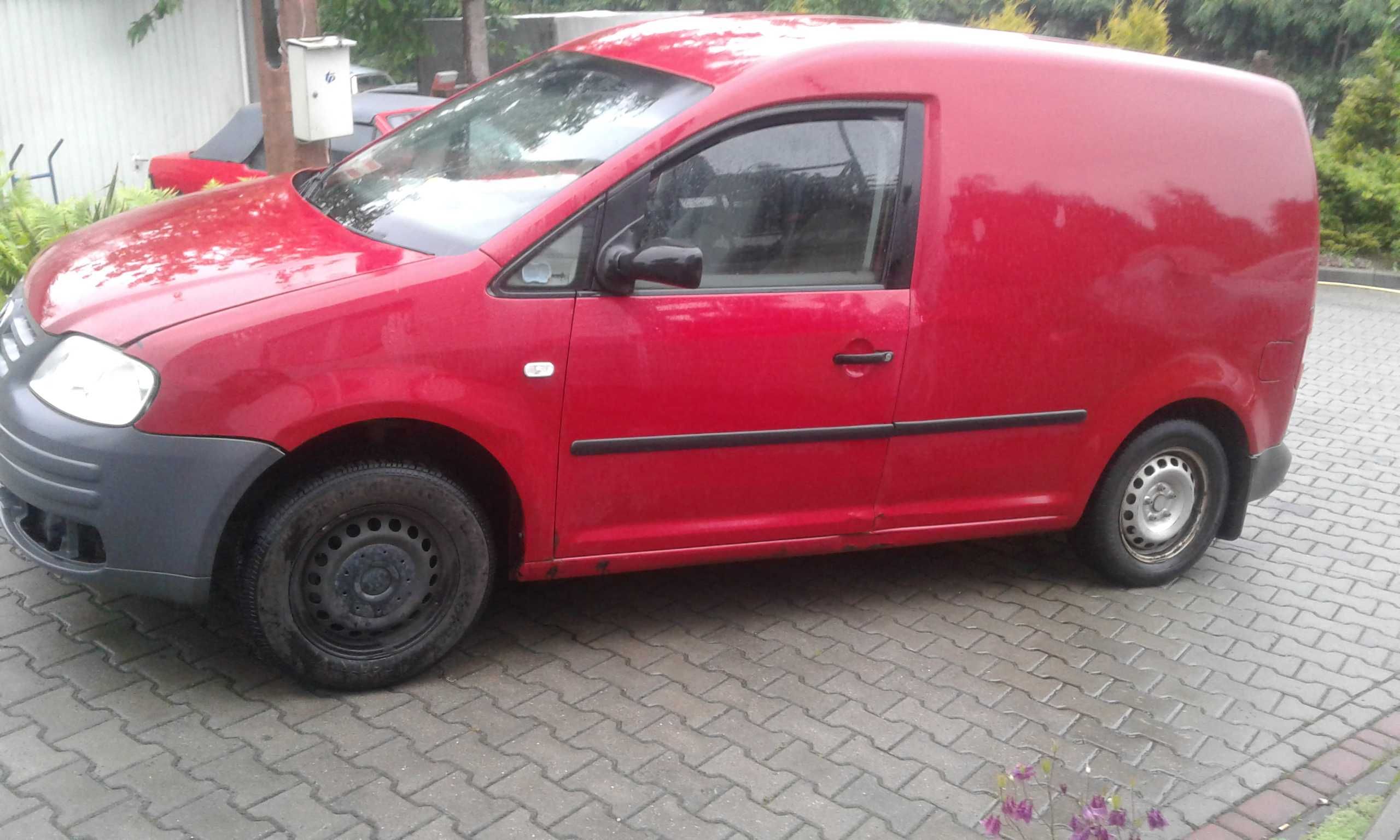 VW Caddy 3 III Drzwi Tylne Skrzydełko Prawe Szyba Klamka 2.0 SDI