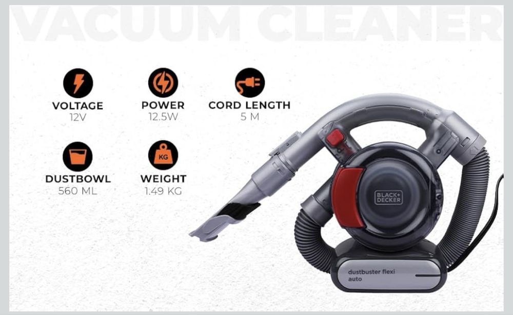 Black+Decker Aspirador de Mão