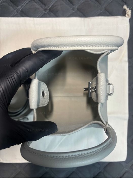 Сумка Loro Piana Micro Bale Bag Лоро Пиано микро байл мини сумка серая