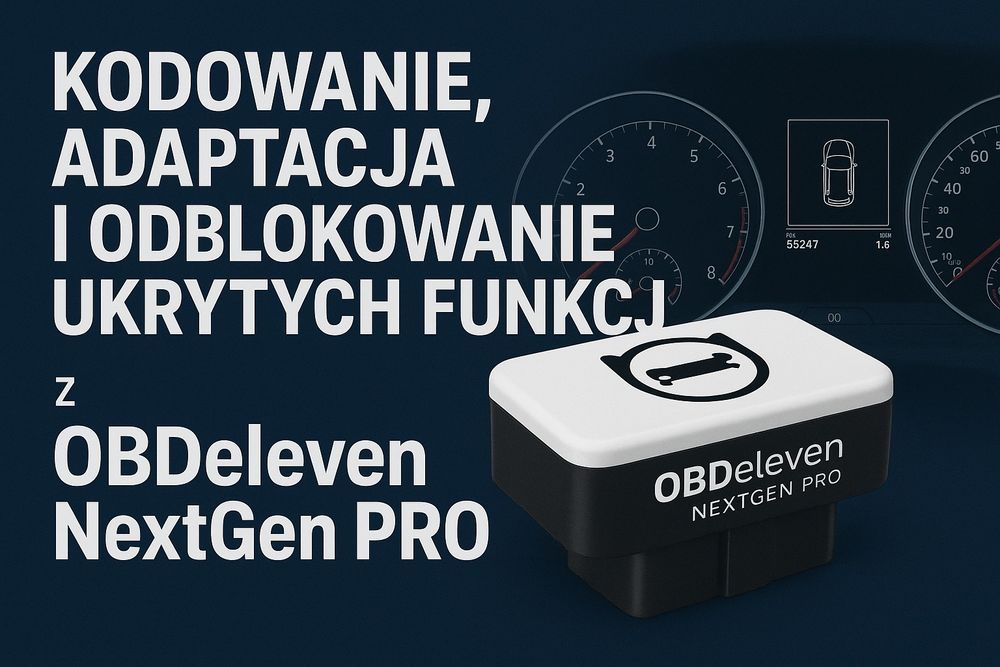 Kodowanie i adaptacje VAG – OBDeleven PRO, VW Audi Skoda Seat
