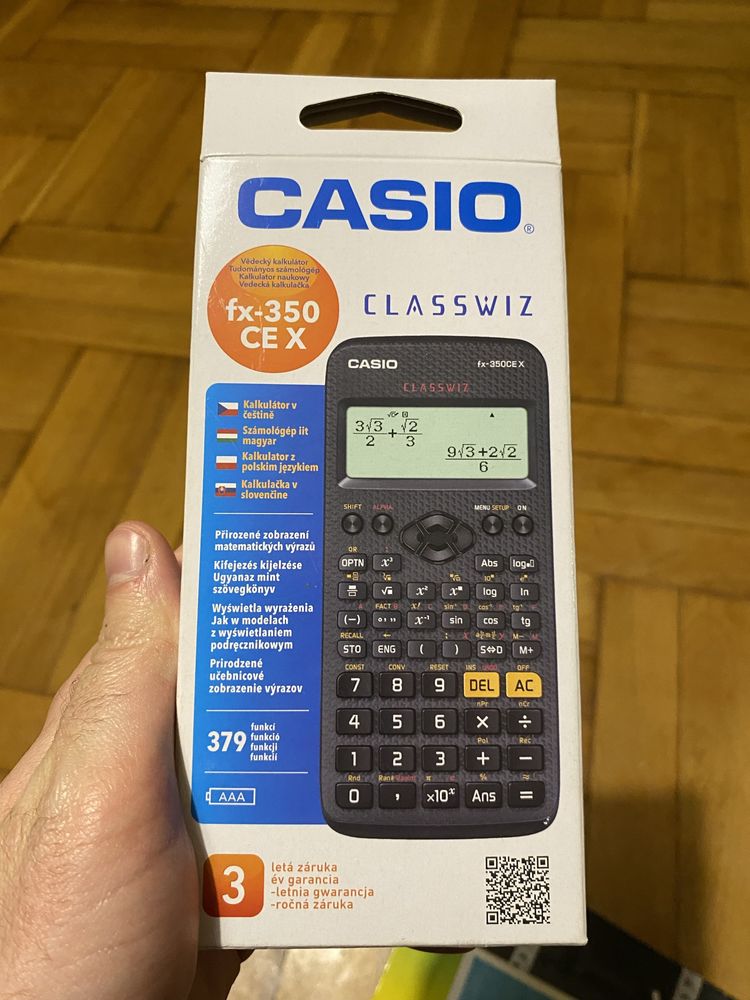 Kalkulator naukowy Casio FX-350CEX ClassWiz