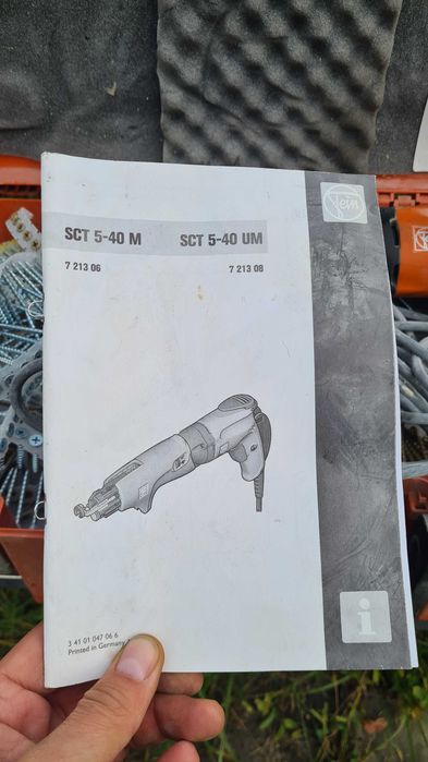 Wkrętarka do płyt GK karton Fein komplet