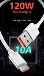 Cabo universal USB / USB-C 10A 120W com 1,50m