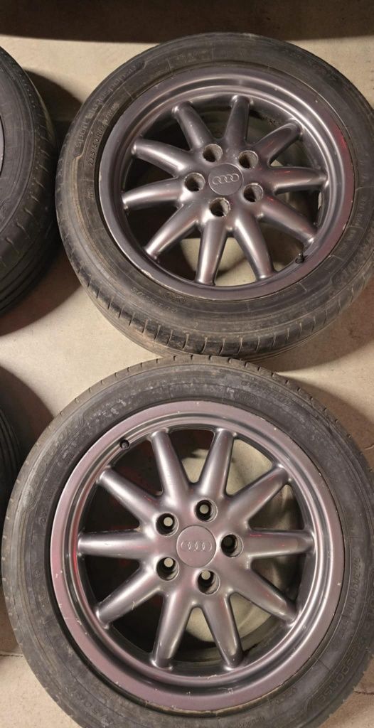 4 alufelgi Audi Bolero 17 cali + opony 225/50 r17. Ronal, avus, votex.