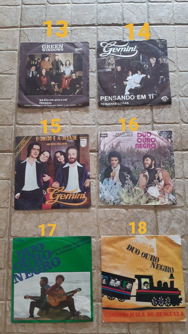 Discos de vinil singles