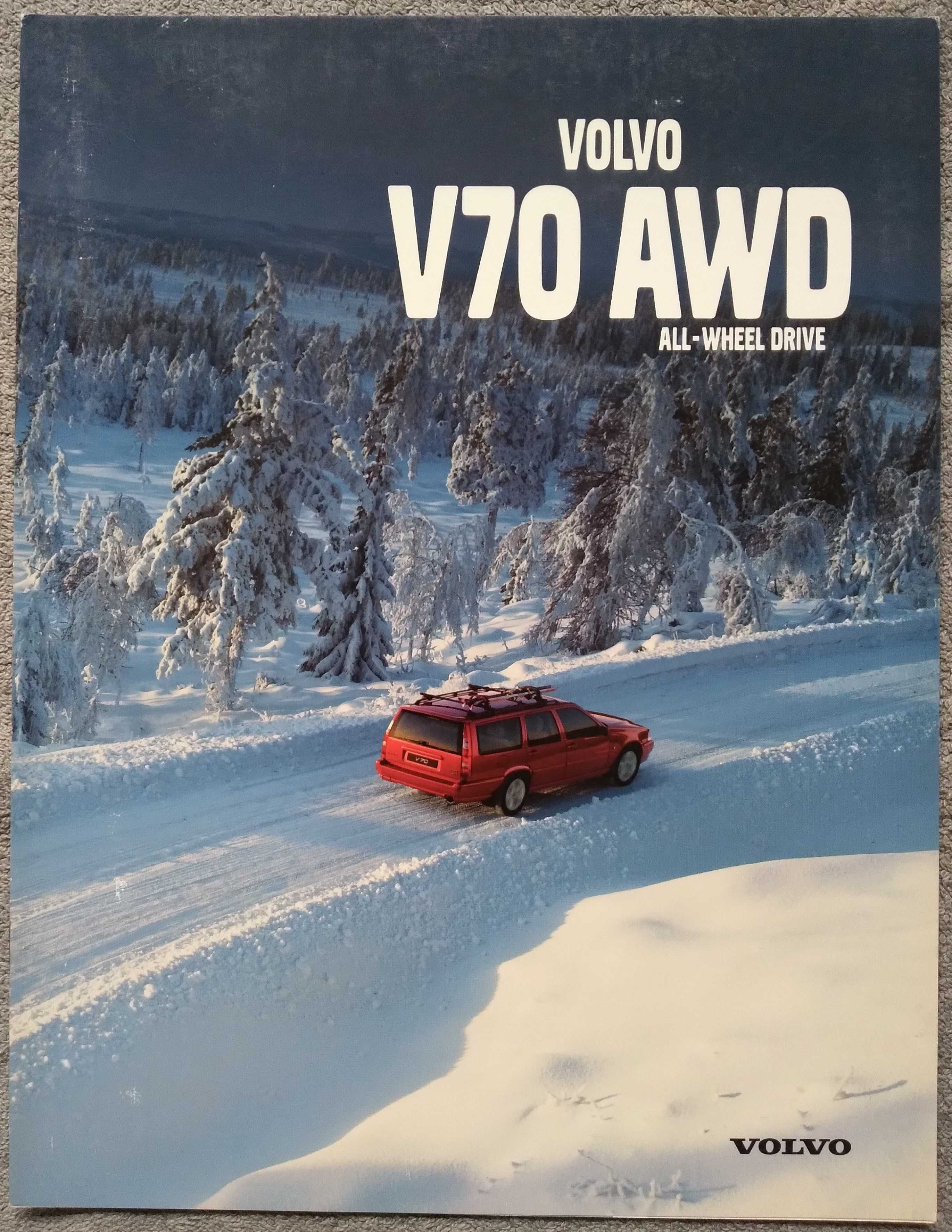 Prospekt  VOLVO V70 AWD rok 1998