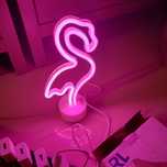 LED flaming lampka