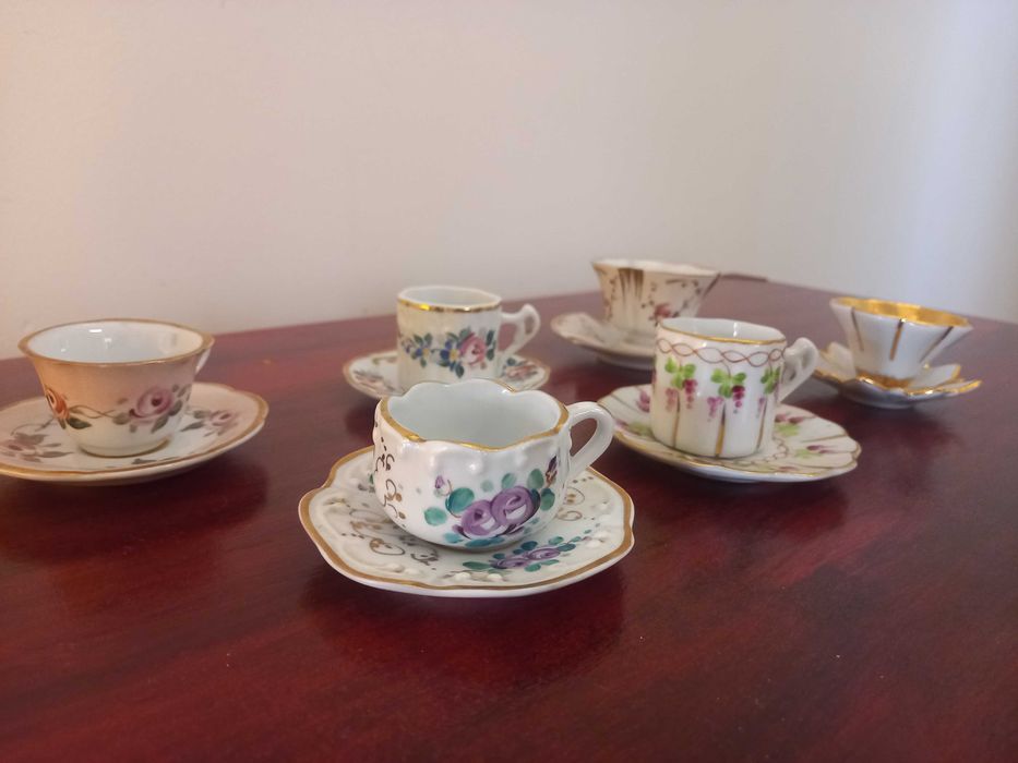 Conjuntos de chávenas miniatura