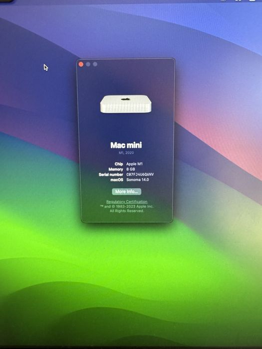 M1 Mac Mini 2020