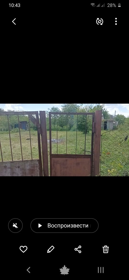 Срочно дачный участок 10 соток вода электричество ДТП квитневе обмен