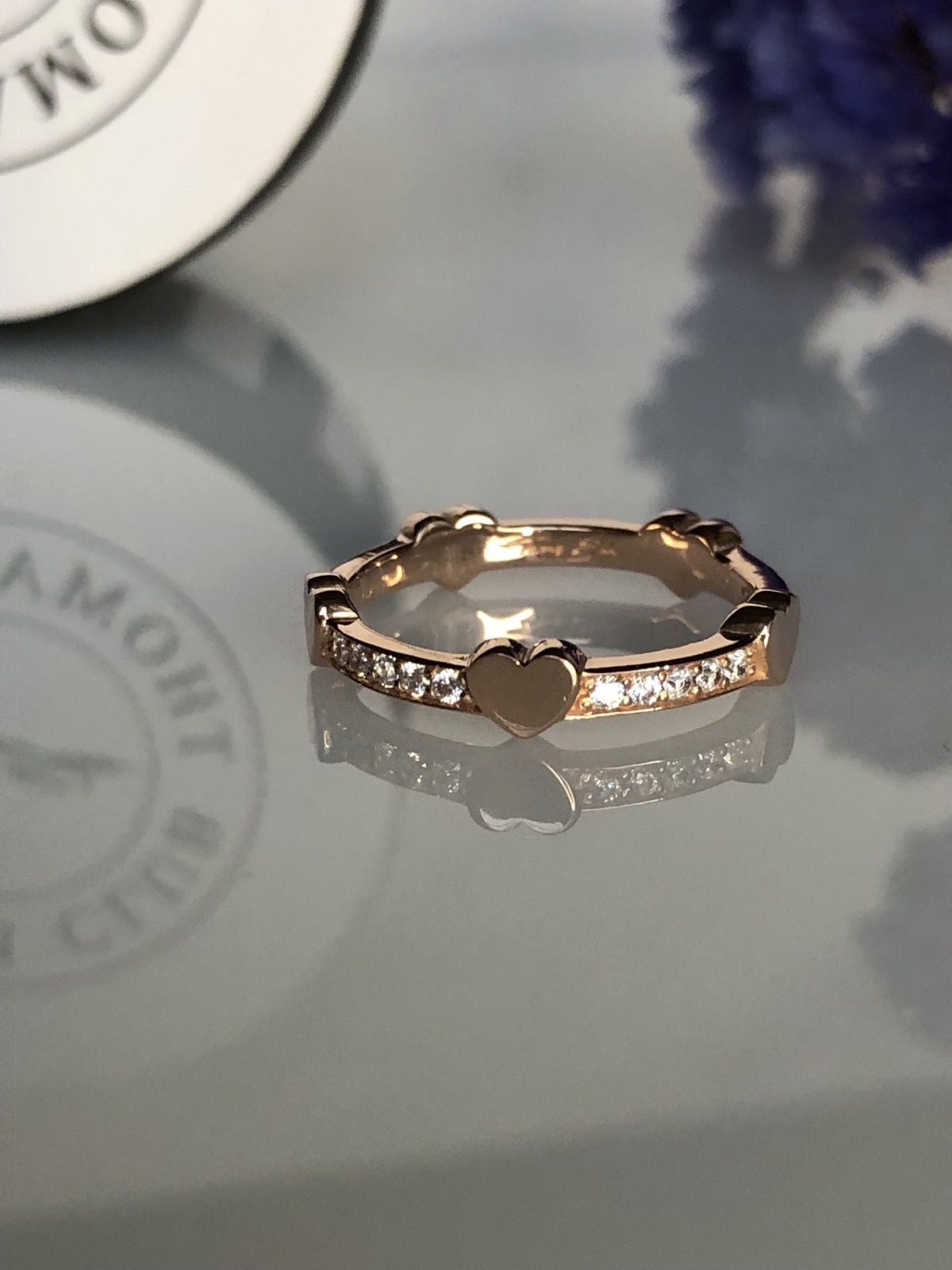 Срібна кабліґучка Thomas Sabo, позолота, цирконій , р. 54/56