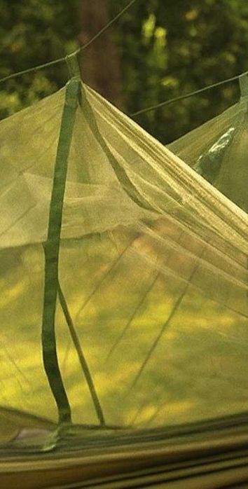 2w1 XXL Mocny Hamak z Moskitierą Turystyczny Survival Biwak +Pokrowiec