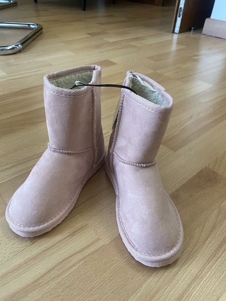 Botas rosa claro