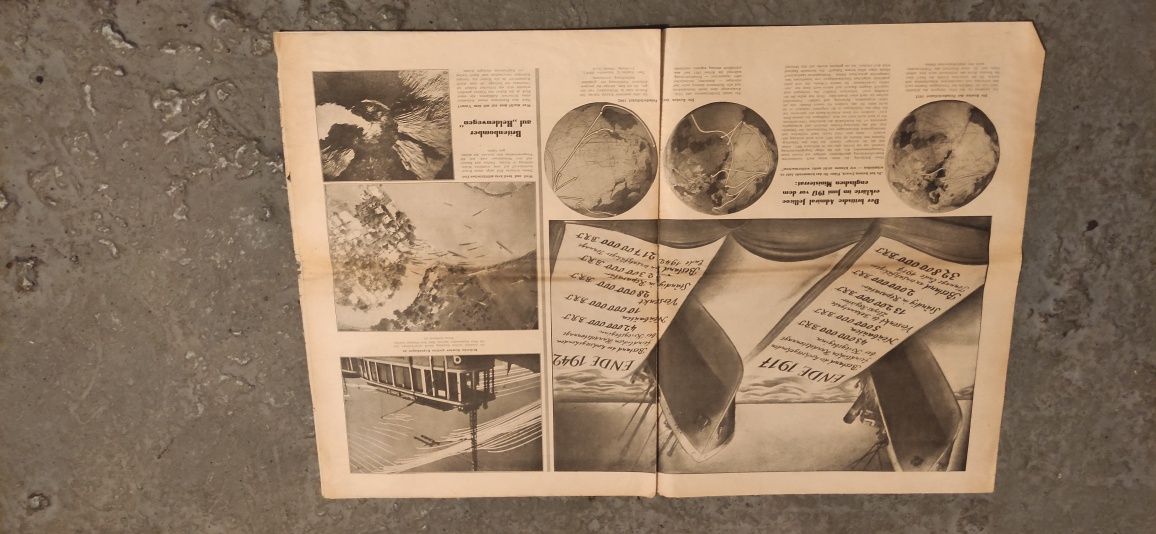 Gazeta niemiecka 1943 II wojna czołg
