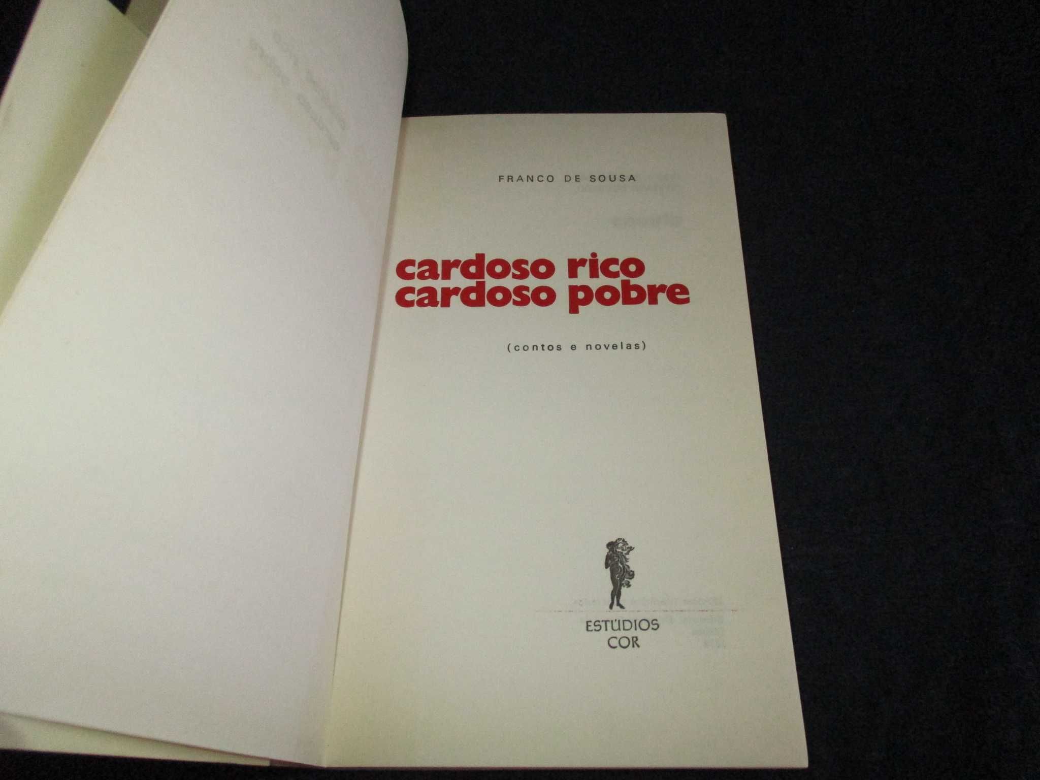 Livro Cardoso Rico Cardoso Pobre Franco de Sousa