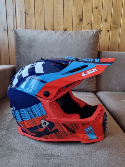 Kask LS2 MX437 Fast Evo rozmiar M  jak nowy cross enduro ATV