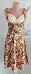 Sukienka kwiaty vintage retro Lindy Bop S