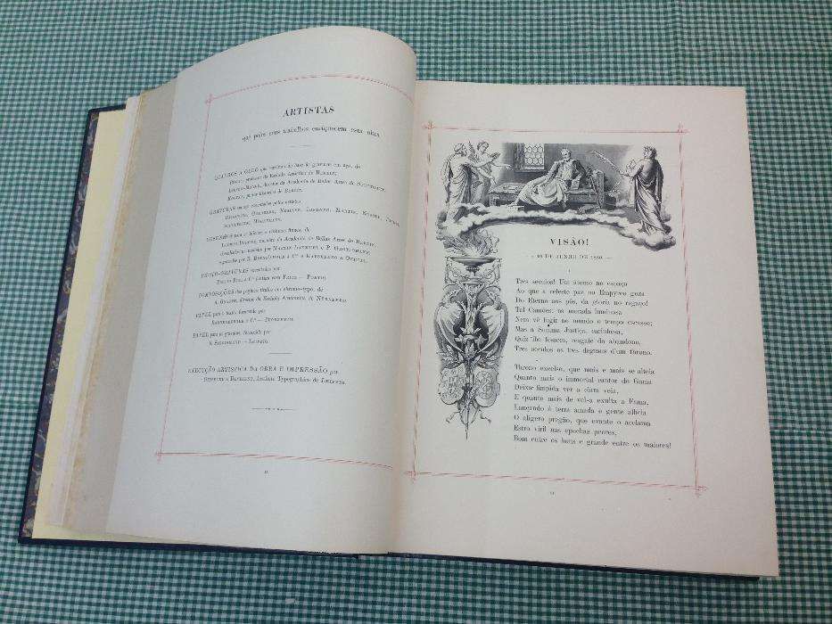 OS LUSÍADAS Luis de Camões - Edição original de EMILIO BIEL de 1880