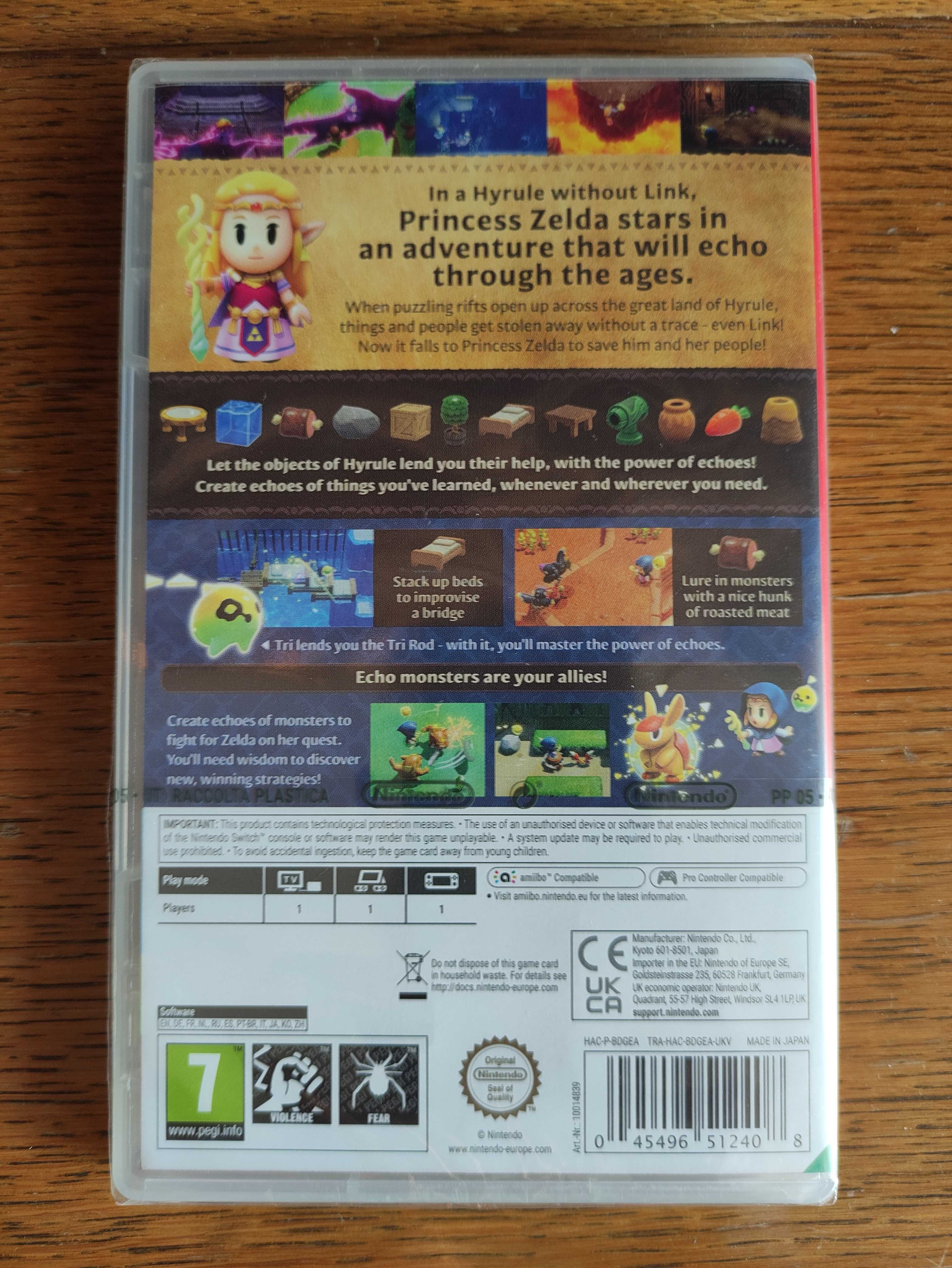 Gra The Legend of Zelda Echoes of Wisdom Nintendo Switch NOWA FOLIA