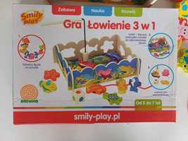 gra łowienie rybek, zręcznościowa, sorter 3w1 dla dzieci 3+ Smily Play