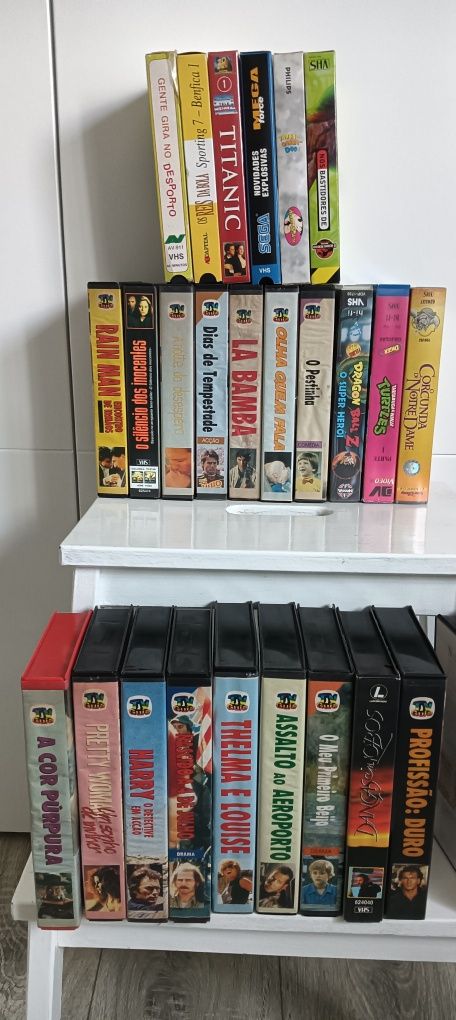 Venda cassetes filmes VHS