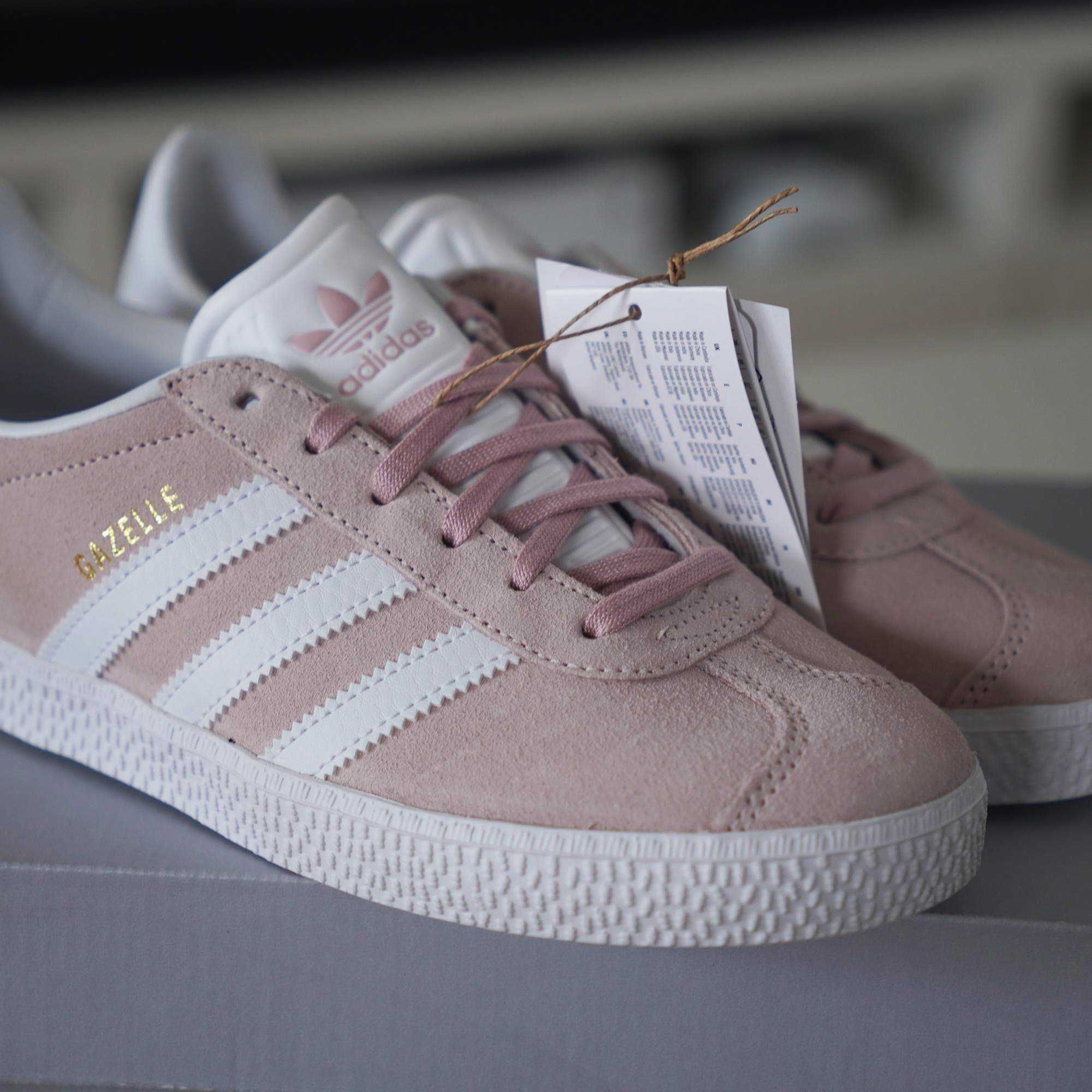 Buty Adidas Gazelle - różowe - r. 35.5 - oryginalne