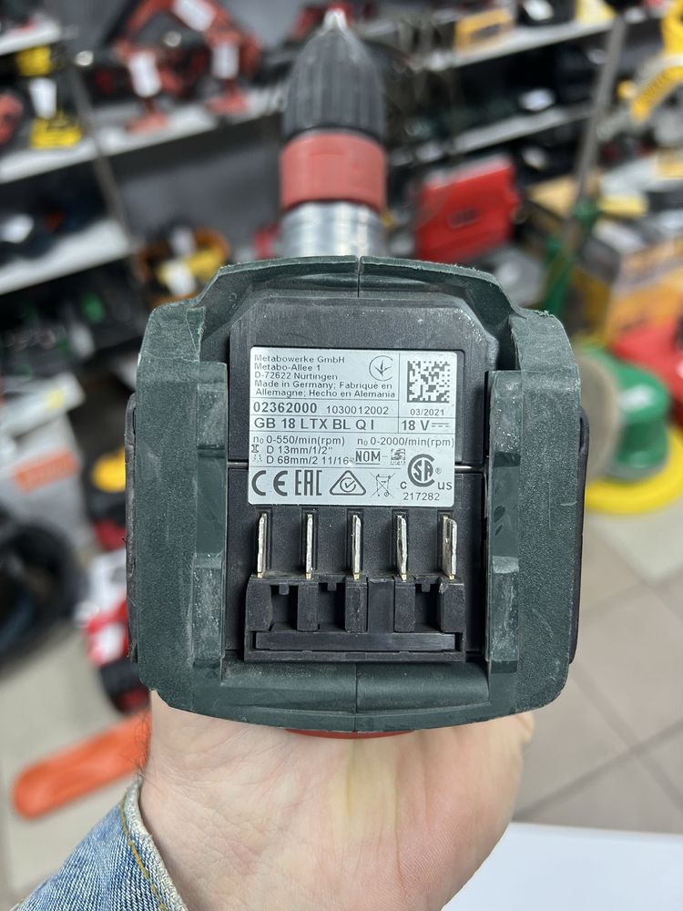 Шурупокрут Metabo GB 18 LTX BL Q I