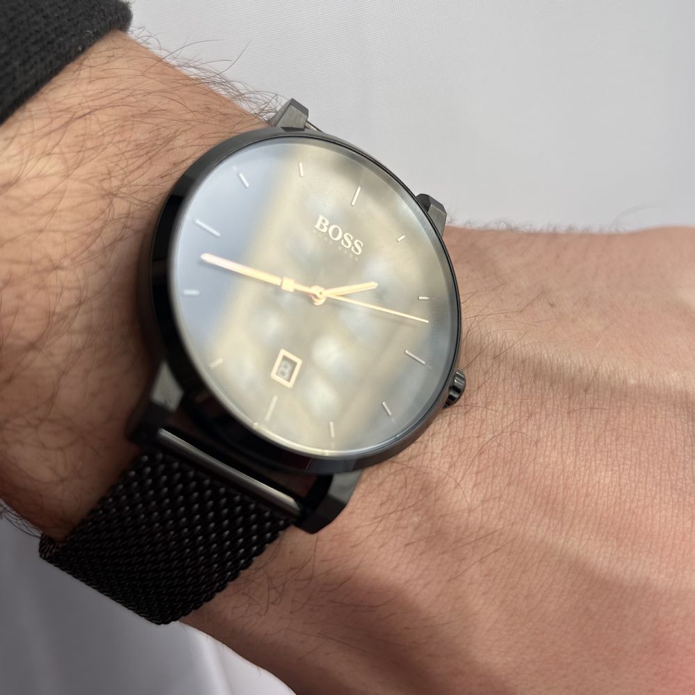 Zegarek Hugo Boss nowy czarny męski oryginaln