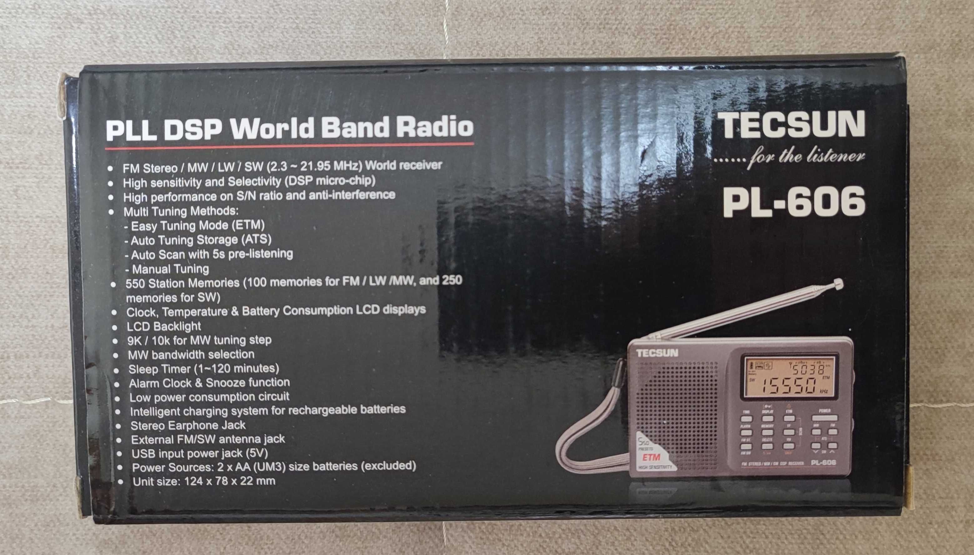 Продається радіоприймач Tecsun PL-606