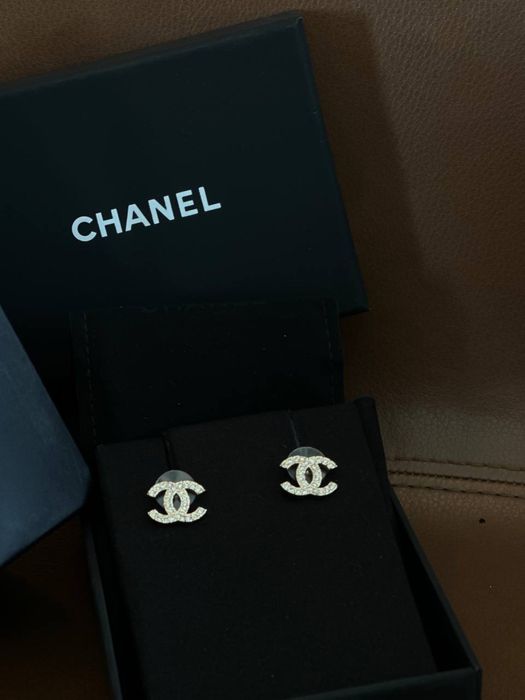 Chanel серіжки нові в золоті